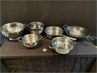 Stainless Cookware Lot