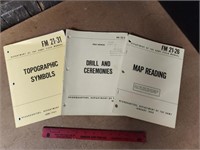 Set of 3 1960"s and 1970"s Army Field Manuals