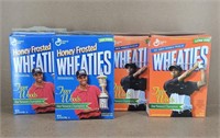 Tiger Woods Wheaties Cereal Boxes - set of 4