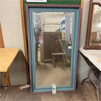 Painted Wood Beveled Mirror (ER)