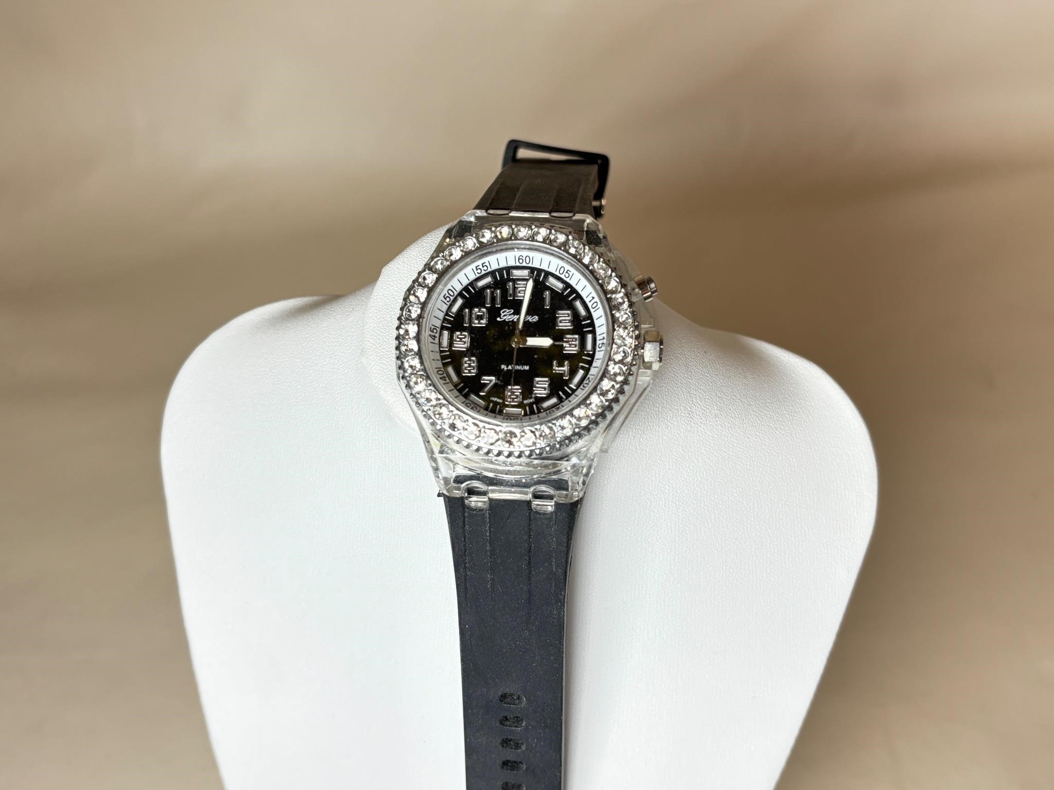 Geneva Stainless Steel Watch