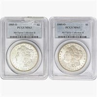 1885-O [2] Morgan Silver Dollar PCGS MS63