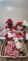 Large Lot of Valentine Decorations