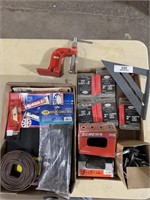 Misc. screws, sandpaper, and tools
