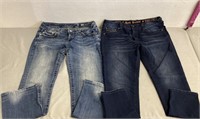 Miss Me & Rock Revival Jeans- Women's Size 33
