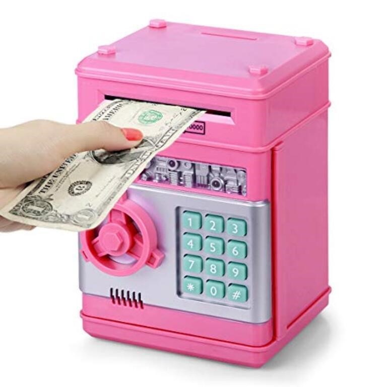 Piggy Bank for Girls 4-11 Years Old,Refasy Kids
