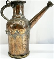 Antique Turkish Copper Water Pitcher