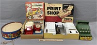 Vintage Toys Print Shop; Ice Creamer & Others