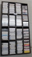 Approx. (350) Music Tapes in  Case