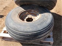 (2) Firestone 16.5L x 16.1 Tires & Rims #