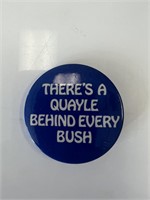 Bush-Quayle presidential campaign pin