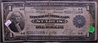1918 FEDERAL RESERVE NOTE DOLLAR F