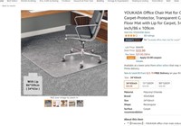 YOUKADA Office Chair Mat for Carpet