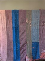 Primitive porch quilt.