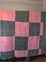 Primitive porch quilt.