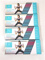 NEW Body Hype Resistance Bands (x8 pairs) (x4pks)