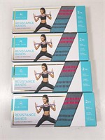 NEW Body Hype Resistance Bands (x8 pairs) (x4pks)