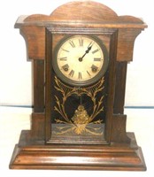 SESSIONS MANTEL CLOCK, CHIMING WITH KEY