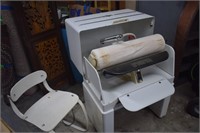 Vintage Pressing Iron w/Chair