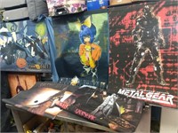 Anime and Gaming Fabric Posters