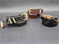 Calvin Klien, Lauren & Leather w Shell buckle &