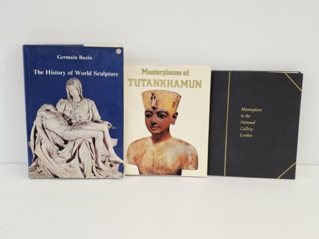 3 CLASSICAL ART BOOKS