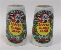 Vintage Santa Claus Land Indiana Souvenir Shakers