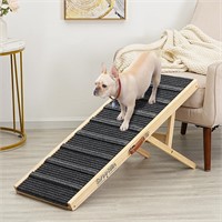 Dog Ramp for Bed - Adjustable 39.4L x 15W