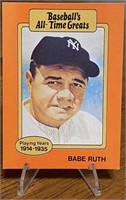 Babe Ruth 1987 Baseball's All-Time Greats