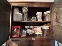 LOT OF PYREX CANISTERS AND MISC.