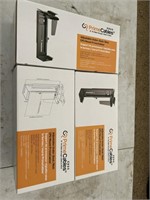 New in box set of 3 adjustable under desk/wall