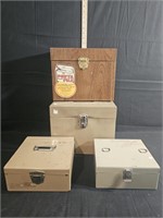(4) Lock Boxes