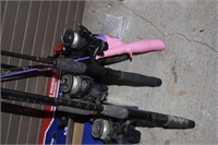 Fishing poles Sm. Garage