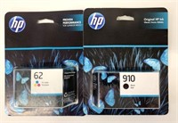 2x New HP Colour & Black Inks