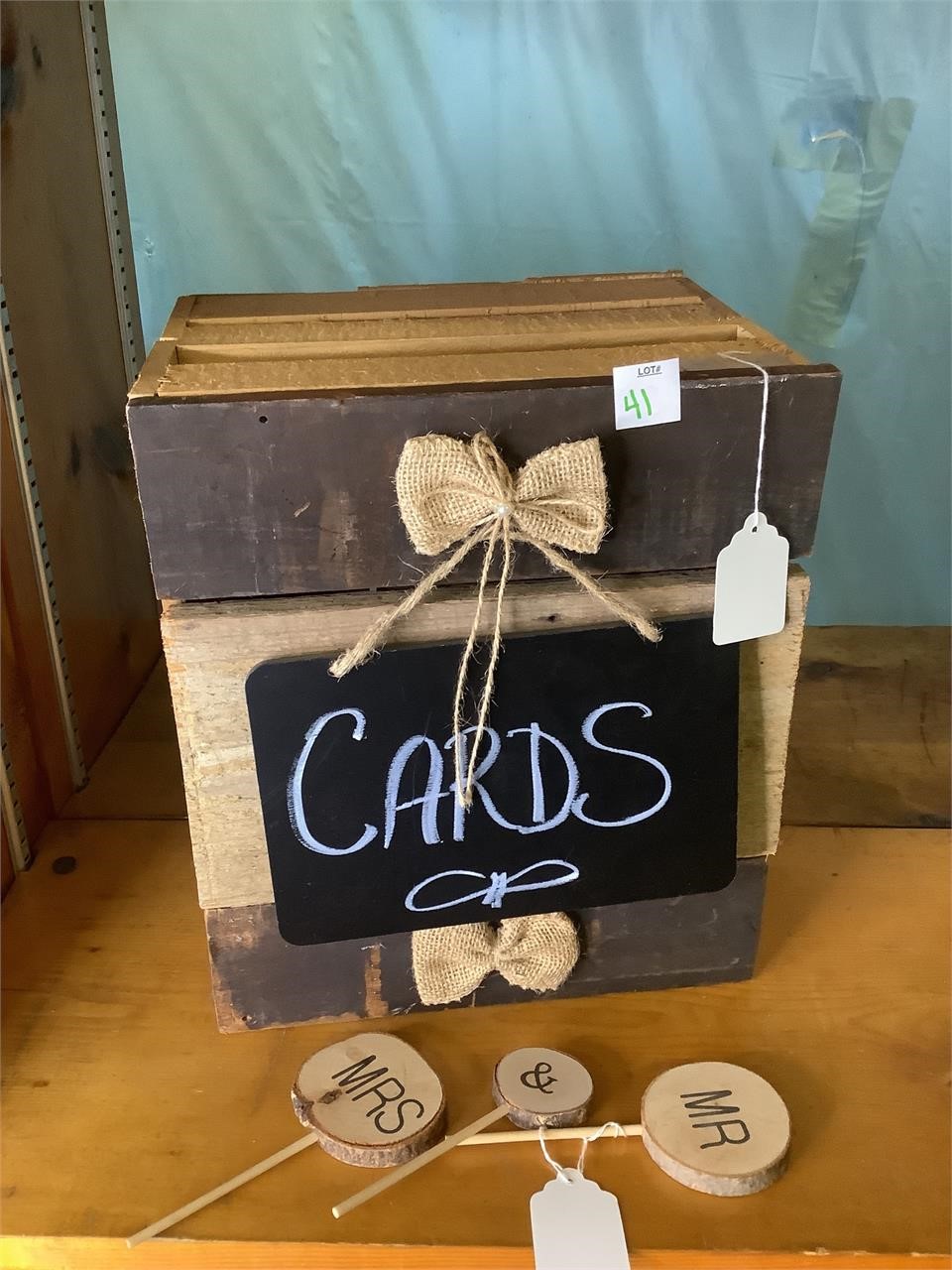 Wedding Card Box & Cake Toppers