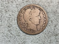 1902 Barber quarter