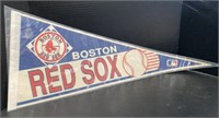 (D) Boston Red Sox vintage baseball pennant 30”