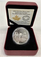 2014 Canada $15 Fine Silver Coin