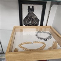 Hand Made Bead Work in Display Case