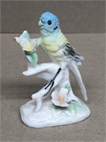 Parakeet figurine made in Japan