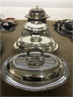 5 Silver Plated Servers