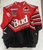 Budweiser Nascar jacket. Size L. Chase