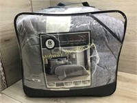 KING GREY COMFORTER SET