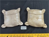 Ceramic Sack Wall Pockets