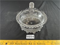 Antique Glass Candy Dish