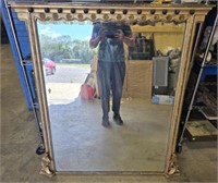 Antique Gold Gilded Large Ornate Mirror