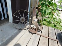 ANTIQUE IRON WHEELS