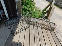 ANTIQUE WROUGHT IRON PLANTER BOXES