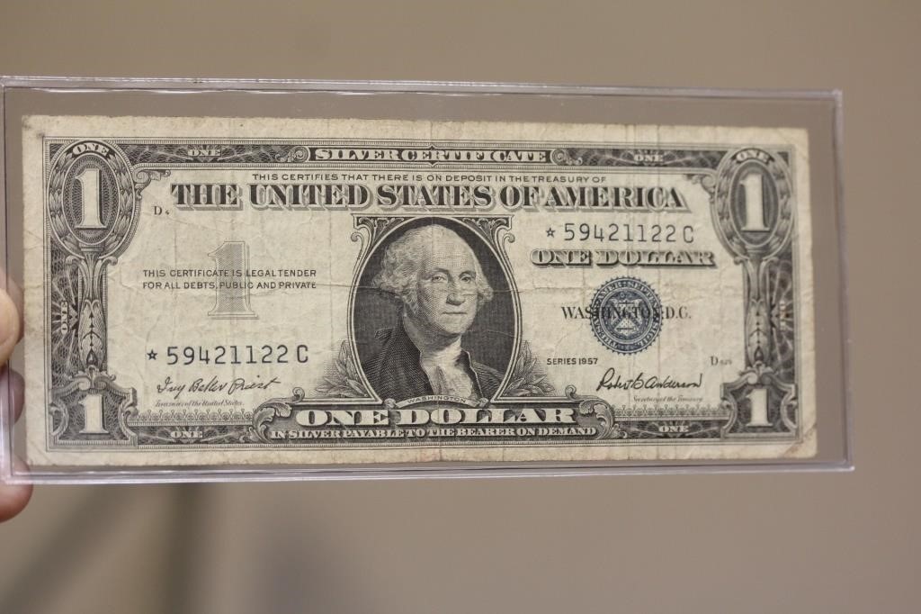 1957 Blue Seal $1.00 Star Note