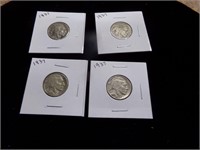 4-1937 Indian nickels